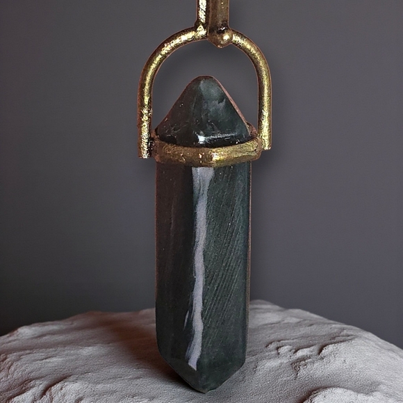 Indian Artisan Layered Boho Chic Sun & Crystal Statement Necklace 🌞✨ - Picture 8 of 13